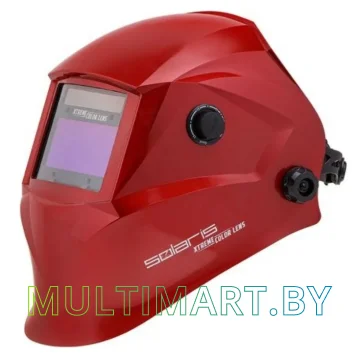 Сварочная маска Solaris ASF650X (красный металлик)
